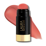 Laura Geller New York Serum Blush Tint, Lightweight Liquid Blush For Cheeks, Weightless Watercolor Sheer Finish, Graceful Guava