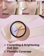 Thesaem Cover Perfection Triple Pot Concealer 05 Dark Up Beige - For Fair To Light Skin Tone - Dark Circle Corrector, Brightener, Shimmer Highlighter - Radiant Glow Skin For Flawless Finish