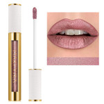 Maki Yika Dark Purple Lipstick For Women Metallic Lipsticks Glitter Long Lasting Lipstick No Smudge No Transfer Liquid Lip Gloss (Br16 Last Kiss)