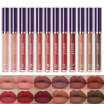 12Pcs Matte Liquid Lipstick Makeup Set, Long Lasting Waterproof Velvet Lip Gloss High Pigmented Lip Makeup Gift Sets For Girls And Women