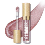 Revlon Super Lustrous Glimmer Gloss, Non-Sticky Lip Gloss, High-Shine Finish, Plant-Based Glitter, 009 Razz Beamy, 0.13 Fl Oz