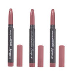 Ulta Beauty 3 Pack Velvet Matte Lip Crayon. Rose Quartz. Size 0.05 Oz