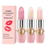 3 Pcs/Set Flower Jelly Lipstick Set Temperature Change Moisturizer Long Lasting Nutritious Balm Magic Color Change Lip Gloss (Flower Jelly Lipstick 040506) 3 Pcs/Set Flower Jelly Lipstick Set Temperature Change Moisturizer Long Lasting Nutritious Balm Magic Color Change Lip Gloss (Flower Jelly Lipstick 040506)