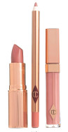 Charlotte Tilbury The Pillow Talk Full Size Lip Kit- Lip Liner, Lipstick, And Lip Gloss Charlotte Tilbury The Pillow Talk Full Size Lip Kit- Lip Liner, Lipstick, And Lip Gloss