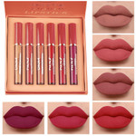 Evpct 1Pcs Bright Sexy Red Liquid Matte Lipstick Lipgloss Set For Women, Labiales Mate 24 Horas Originales Matte Larga Duracion 24 Hour Lipstick Lip Stains Long Lasting Waterproof 24, 14