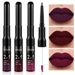 Evpct 1Pcs Rose Matte Lip Liner And Liquid Lipstick Stain Makeup Set For Women, Rose Red Plum Long Lasting Smudge Proof Lipstick Labiales Matte Mate Larga Duracion Listip 24 Hours Originales, 37