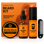 Premium Beard Care Kit For Men 5-In-1 Grooming Set With Beard Oil, Balm, Derma Roller, Cleansing Spray & Comb Mustache & Beard Grooming Gifts For Men Premium Beard Care Kit For Men 5-In-1 Grooming Set With Beard Oil, Balm, Derma Roller, Cleansing Spray & Comb Mustache & Beard Grooming Gifts For Men