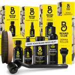 The Beard Club Advanced Beard Growth Kit - Derma Roller, Growth Oil, Vitamins And Vitamin Spray, Shampoo And Boar Bristle Brush - Gift Set - Cedar The Beard Club Advanced Beard Growth Kit - Derma Roller, Growth Oil, Vitamins And Vitamin Spray, Shampoo And Boar Bristle Brush - Gift Set - Cedar