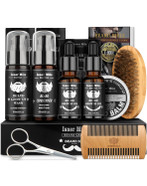 Beard Kit For Men Grooming And Care: With Shampoo & Conditioner, Beard Oil And Balm/Brush/Comb/Scissors, Father'S Day - Christmas - Birthday Gifts For Men Stocking Stuffers For Him/Husband Beard Kit For Men Grooming And Care: With Shampoo & Conditioner, Beard Oil And Balm/Brush/Comb/Scissors, Father'S Day - Christmas - Birthday Gifts For Men Stocking Stuffers For Him/Husband