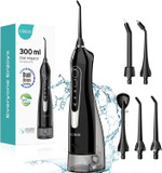 Coslus Water Dental Flosser Teeth Pick: Portable Cordless Oral Irrigator 300Ml Rechargeable Travel Irrigation Cleaner Ipx7 Waterproof Electric Flossing Machine For Teeth Cleaning C20(F5020E) Coslus Water Dental Flosser Teeth Pick: Portable Cordless Oral Irrigator 300Ml Rechargeable Travel Irrigation Cleaner Ipx7 Waterproof Electric Flossing Machine For Teeth Cleaning C20(F5020E)