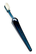 Acca Kappa Lympio Ocean Blue Toothbrush Medium Nylon Bristles, Art Déco Inspired Design Acca Kappa Lympio Ocean Blue Toothbrush Medium Nylon Bristles, Art Déco Inspired Design