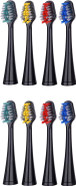 Pursonic 8 Pack Replacement Brush Heads For Pursonic Models S420,S430,S450,S620,S625, Black Pursonic 8 Pack Replacement Brush Heads For Pursonic Models S420,S430,S450,S620,S625, Black