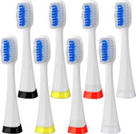 Pursonic Electric Toothbrush Heads - 8 Pack Electric Toothbrush Replacement Brush Heads For Teeth And Gum Care - Tooth Brush Heads For S750 (White) Pursonic Electric Toothbrush Heads - 8 Pack Electric Toothbrush Replacement Brush Heads For Teeth And Gum Care - Tooth Brush Heads For S750 (White)