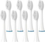 Standard Electric Toothbrush Heads - 8 Pack Electric Toothbrush Replacement Brush Heads For Dazzlepro Elements - Tooth Brush Heads For Aquasonic Vibe, Duo Pro & Black Series Pro (White) Standard Electric Toothbrush Heads - 8 Pack Electric Toothbrush Replacement Brush Heads For Dazzlepro Elements - Tooth Brush Heads For Aquasonic Vibe, Duo Pro & Black Series Pro (White)