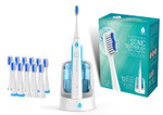Pursonic S750 Sonic Toothbrush (Black) Smart Series Electronic Power Rechargeable Battery Toothbrush Electronic Toothbrush For Adults 12 Bonus Brush Heads Rechargeable Toothbrushes For Adults Pursonic S750 Sonic Toothbrush (Black) Smart Series Electronic Power Rechargeable Battery Toothbrush Electronic Toothbrush For Adults 12 Bonus Brush Heads Rechargeable Toothbrushes For Adults