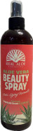 Real Aloe Beauty Spray - California Farm Fresh - Hand Selected Organic Aloe Vera, Vitamin C, Msm, Hyaluronic & Polyglutamic Acid, Rose Water, Fine Mist, Rapid Absorbing, Smoothes & Hydrates (12 Fl Oz) Real Aloe Beauty Spray - California Farm Fresh - Hand Selected Organic Aloe Vera, Vitamin C, Msm, Hyaluronic & Polyglutamic Acid, Rose Water, Fine Mist, Rapid Absorbing, Smoothes & Hydrates (12 Fl Oz)
