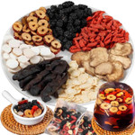 Kidney Tea Formula Ginseng Six Treasure Tea- Te Renal Herbal, Ginseng Five Treasures Kidney Cleanse Red Date Wolfberry Mulberry Chinese Healthy Cleansing Teabags For Men & Women (300G/15G X20Bags)