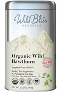Wild Bliss Organic Yarrow Tea - Caffeine Free Herbal Tisane - Pharmacopoeia Potency - 20 Plant Based Tea Bags