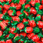 Strawberry Filled Bon Bons | 1 Pound Bag - Approx. 85 Count | Hard Candy | Individually Wrapped