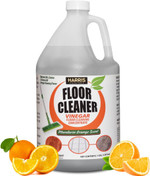 Harris Orange Vinegar Floor Cleaner, 128Oz For Use On Hardwood, Laminate, Vinyl And Tile Floors