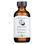 Flavorganics Organic Coconut Extract - 2 Oz - 95%+ Organic - Kosher - Gluten Free - Non Gmo