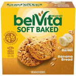 Belvita Soft Baked Banana Bread Breakfast Biscuits, Chewy Breakfast Bars, 5 Packs (1 Biscuit Per Pack) Belvita Soft Baked Banana Bread Breakfast Biscuits, Chewy Breakfast Bars, 5 Packs (1 Biscuit Per Pack)