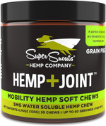 Super Snouts Hemp & Joint Chew For Dogs & Cats, 30 Chews (Up To 60 Servings) Made In Usa Hip & Joint Supplement With Green Lipped Mussels, Hemp Helps Calms Joint Inflammation & Relief Joint Pain Super Snouts Hemp & Joint Chew For Dogs & Cats, 30 Chews (Up To 60 Servings) Made In Usa Hip & Joint Supplement With Green Lipped Mussels, Hemp Helps Calms Joint Inflammation & Relief Joint Pain