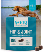 Vetiq Hip & Joint Health Supplement For Dogs, With Glucosamine, Chondroitin & Msm, Chewable Tablets For Dogs, Chicken Flavor, 60 Count