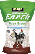 Harris Food Grade Diatomaceous Earth For Pets, For Cats, Dogs, Horses And Pets, Certified For Organic Use, 2 Lb Bag
