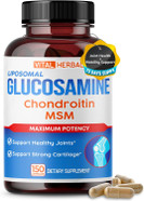 Vital Herbal Liposomal Glucosamine With Chondroitin, Msm- Maximum Potency- Support Joints, Cartilage- Made In The Usa Vital Herbal Liposomal Glucosamine With Chondroitin, Msm- Maximum Potency- Support Joints, Cartilage- Made In The Usa