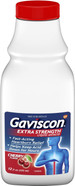 Gaviscon Extra Strength Cherry Liquid Antacid For Fast-Acting Heartburn Relief, 12 Ounces