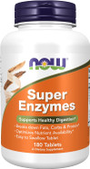 Now Foods Supplements, Super Enzymes, Formulated With Bromelain, Ox Bile, Pancreatin And Papain, 180 Tablets Now Foods Supplements, Super Enzymes, Formulated With Bromelain, Ox Bile, Pancreatin And Papain, 180 Tablets