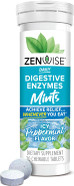 Zenwise Health Papaya Enzymes Chewable, Digestive Enzymes For Women And Men, Bromelain For Digestive Health & Bloating Relief, Enzymes For Digestion And Gut Health, Peppermint Flavor - 30 Ct