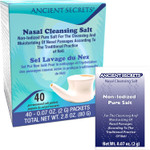 Ancient Secrets Nasal Cleansing Salt, Non-Iodized Usp-Grade Sodium Chloride, 40 Pre-Measured Packets For Any Neti Pot, Sinus Irrigation System + Bonus Pack Ancient Secrets Nasal Cleansing Salt, Non-Iodized Usp-Grade Sodium Chloride, 40 Pre-Measured Packets For Any Neti Pot, Sinus Irrigation System + Bonus Pack