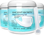 Ancient Secrets Nasal Cleansing Salt, Non-Iodized, 3-Pack Usp-Grade Sodium Chloride For Any Neti Pot, Sinus Irrigation System, 10 Oz Ea Ancient Secrets Nasal Cleansing Salt, Non-Iodized, 3-Pack Usp-Grade Sodium Chloride For Any Neti Pot, Sinus Irrigation System, 10 Oz Ea
