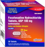 Ohm Non-Drowsy Fexofenadine Antihistamine Indoor Outdoor Allergy Relief Tablets 30Ct Ohm Non-Drowsy Fexofenadine Antihistamine Indoor Outdoor Allergy Relief Tablets 30Ct