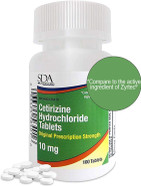 Sda Laboratories All Day 24-Hour Allergy Medicine 100 Count Antihistamine For Allergies, Pollen, Hay Fever, Dry, Itchy Eyes | Cetirizine Hcl 10Mg Tablets Sda Laboratories All Day 24-Hour Allergy Medicine 100 Count Antihistamine For Allergies, Pollen, Hay Fever, Dry, Itchy Eyes | Cetirizine Hcl 10Mg Tablets