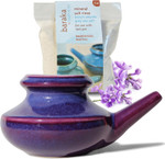 Neti Pot Tool Kit - Snoring & Saline Solution, Handcrafted Ceramic Dishwasher Safe With 2Oz Mineral Sea Salt For Nose Cleaning & Sinus Rinse Perfect For Allergy Relief In Adults & Kids (Purple) Neti Pot Tool Kit - Snoring & Saline Solution, Handcrafted Ceramic Dishwasher Safe With 2Oz Mineral Sea Salt For Nose Cleaning & Sinus Rinse Perfect For Allergy Relief In Adults & Kids (Purple)