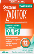 Zaditor Antihistamine Eye Drops Twin Pack (2 Bottles - 0.17 Fl Oz Each) 0.34 Fl O By Zaditor Zaditor Antihistamine Eye Drops Twin Pack (2 Bottles - 0.17 Fl Oz Each) 0.34 Fl O By Zaditor