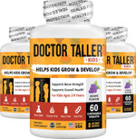 Nubest Doctor Taller Kids - Kids Multivitamins, Toddler Vitamins - Support Healthy, Immunity And Bone Strength For Ages 2 To 9 - Grape Flavor - 60 Vegan Chewable Tablets | 1 Month Supply Nubest Doctor Taller Kids - Kids Multivitamins, Toddler Vitamins - Support Healthy, Immunity And Bone Strength For Ages 2 To 9 - Grape Flavor - 60 Vegan Chewable Tablets | 1 Month Supply