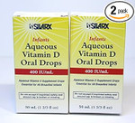 Infants Aqueous Vitamin D Oral Drops 400Iu/Ml 2-Pak (2 X 50Ml) By Silarx