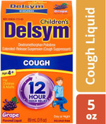 Delsym Children'S 12 Hour Cough Relief Liquid - Day Or Night Cough Syrup And Kids Cough Medicine, Grape, 3 Oz Delsym Children'S 12 Hour Cough Relief Liquid - Day Or Night Cough Syrup And Kids Cough Medicine, Grape, 3 Oz