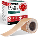 Medical-Grade Silicone Scar Tape Roll (1.6" X 118") Silicone Scar Sheets Keloid Bump Removal - Reusable Silicone Tape Scar Removal Strips, Scar Tape For Surgical Scars, C Section Scar Silicone Strips