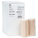 Swiftband Elastic Bandages, Double Self Closure Compression Wrap With Hook & Loop, Easy To Apply Wrapping For Swelling & Lymphedema, Washable & Latex Free 4" X 11 Yard Roll (Strectched), Box Of 10