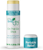 Emu Joy On The Go Anti Itch Cream Stick - Burn Cream, Bug Bite Itch Relief First Aid Stick For Scratches, Stings, Burns, From Mosquito, Bed Bugs, Bee Sting Relief & Bug Bite Cream Stick (1Pk)