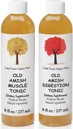 Old Amish Muscle And Digestion Tonic Pack (Formerly: Stops Leg Cramps And Stops Acid Reflux) With Apple Cider Vinegar Bundle By Caleb Treeze Old Amish Muscle And Digestion Tonic Pack (Formerly: Stops Leg Cramps And Stops Acid Reflux) With Apple Cider Vinegar Bundle By Caleb Treeze