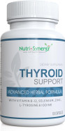 Thyroid Support - With L-Tyrosine, Iodine, Vitamins & Minerals. Supports Healthy Thyroid Function, Energy, Mood & Focus. 60 Capsules