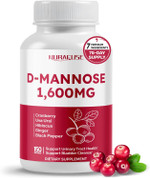 D-Mannose With Cranberry, Uva Ursi, Hibiscus, Ginger, Black Pepper - Supports Urinary Tract Health, Bladder Cleanse - Made And Tested In The Usa D-Mannose With Cranberry, Uva Ursi, Hibiscus, Ginger, Black Pepper - Supports Urinary Tract Health, Bladder Cleanse - Made And Tested In The Usa