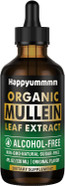 Mullein Drops For Lungs Cleanse,Vegan Mullein Leaf Extract Tincture With Chlorophyll, Support Immune,Respiratory - 4 Fl Oz (120 Ml)
