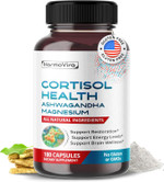 Cortisol Health - Ashwagandha Magnesium Rhodiola St. John'S Wort - Support Restoration, Energy Levels, Brain Wellness 180-Day Supply - Made In The Usa Cortisol Health - Ashwagandha Magnesium Rhodiola St. John'S Wort - Support Restoration, Energy Levels, Brain Wellness 180-Day Supply - Made In The Usa